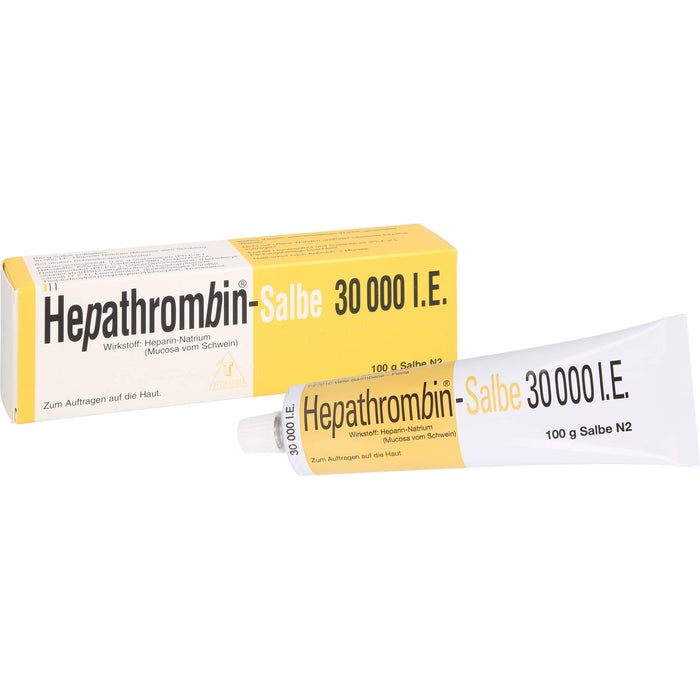 Teofarma Hepathrombin-Salbe 30000 I.E., 100 g Ointment