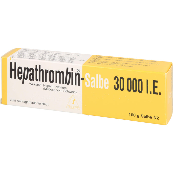 Teofarma Hepathrombin-Salbe 30000 I.E., 100 g Ointment