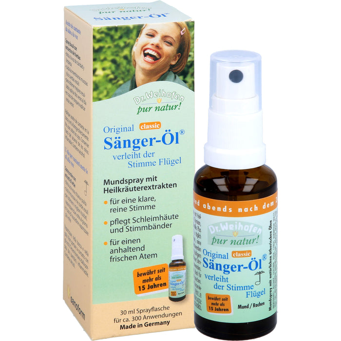 Sänger-Öl Dr. Weihofen pur natur, 30 ml Solution