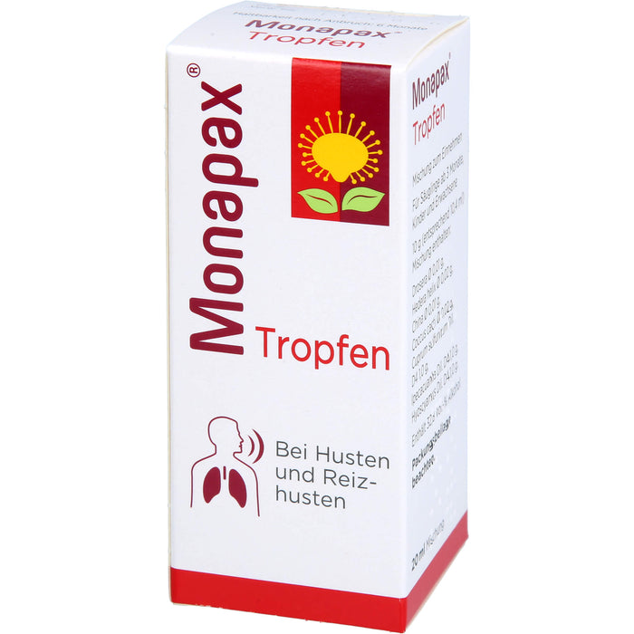 Monapax Tropfen bei Husten und Reizhusten, 20 ml Lösung