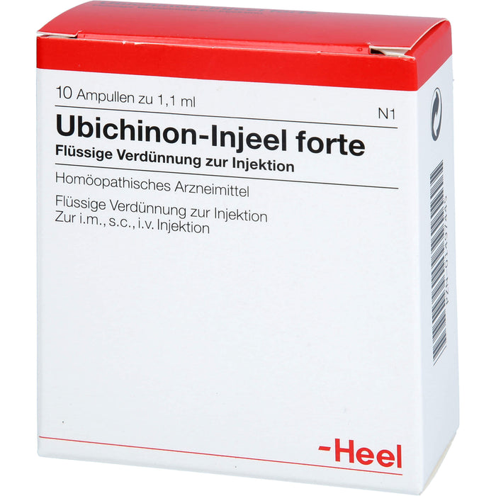 Heel Ubichinon-Injeel forte flüssige Verdünnung, 10 pcs. Ampoules