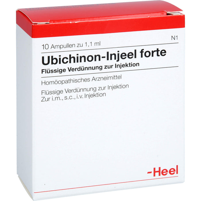 Heel Ubichinon-Injeel forte flüssige Verdünnung, 10 pcs. Ampoules