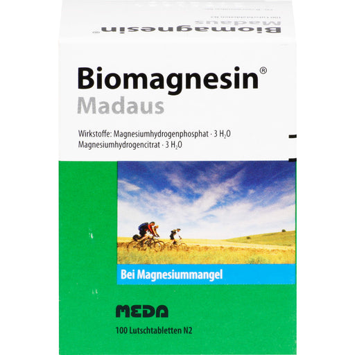 Biomagnesin Madaus Lutschtabletten bei Magnesiummangel, 100 St. Tabletten