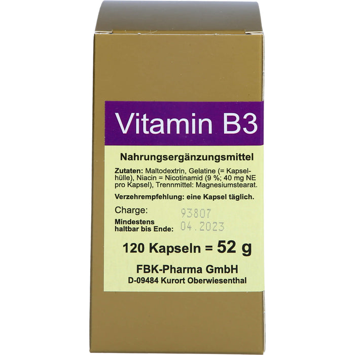Vitamin B3, 120 St KAP