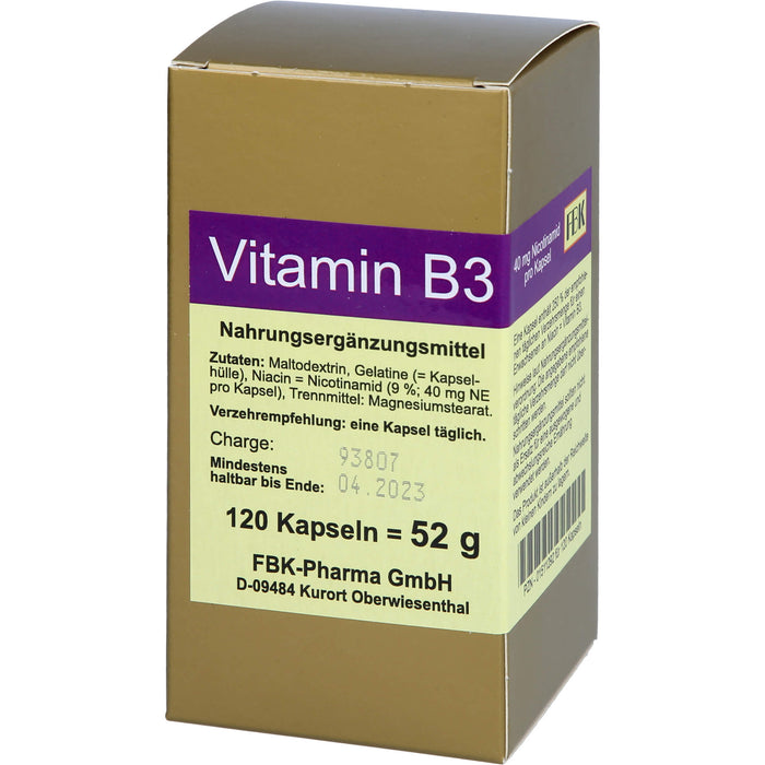 Vitamin B3, 120 St KAP