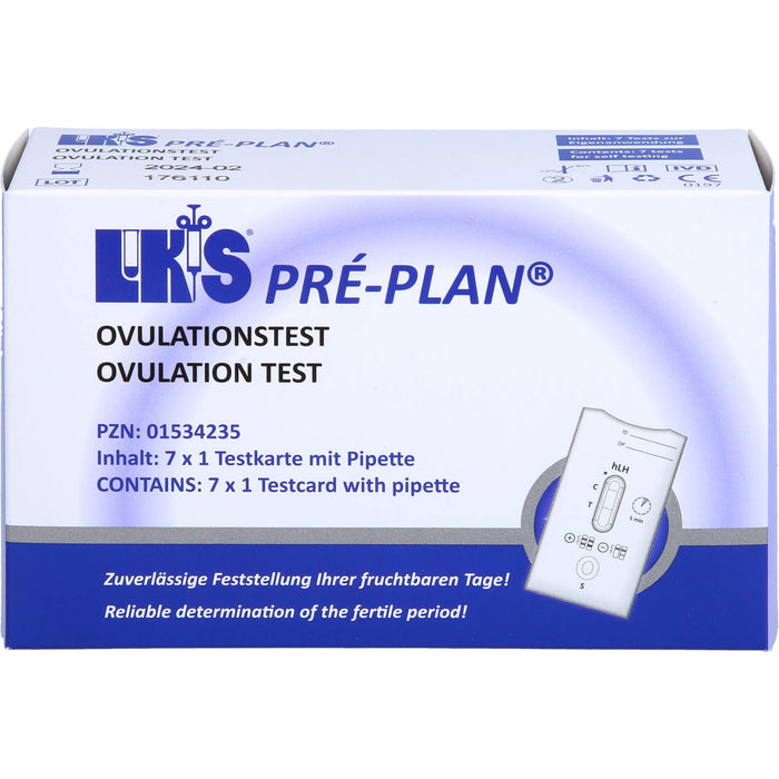 OVULATIONSTEST PRE PLAN LH, 7 St TES