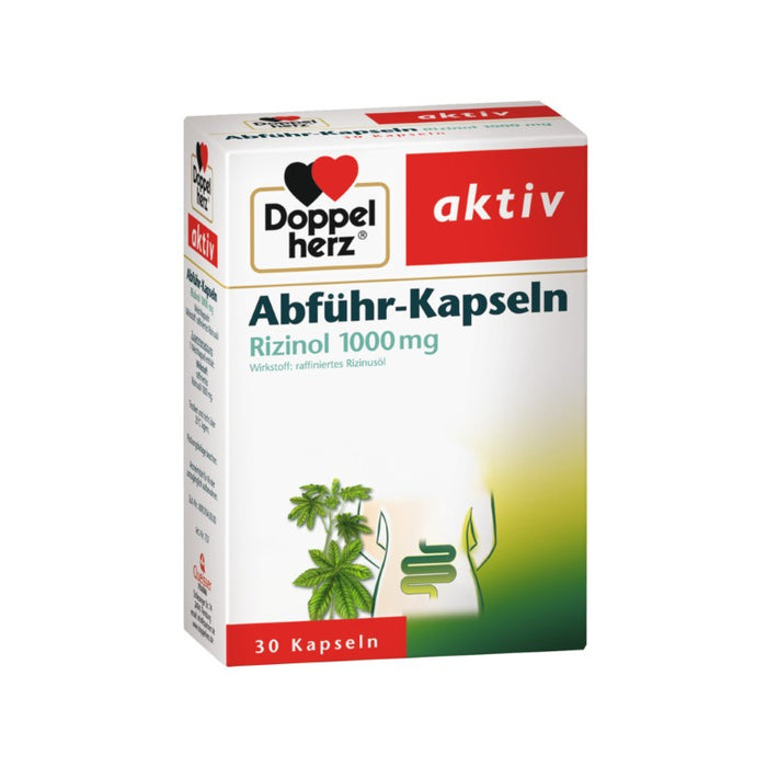 Doppelherz Abführ-Kapseln Rizinol 1000mg, 30 St KAP