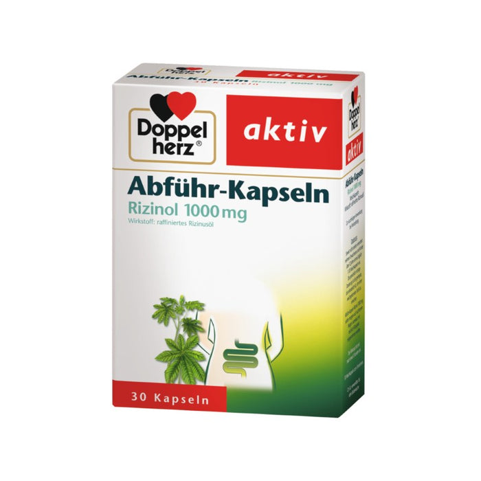 Doppelherz Abführ-Kapseln Rizinol 1000mg, 30 St KAP