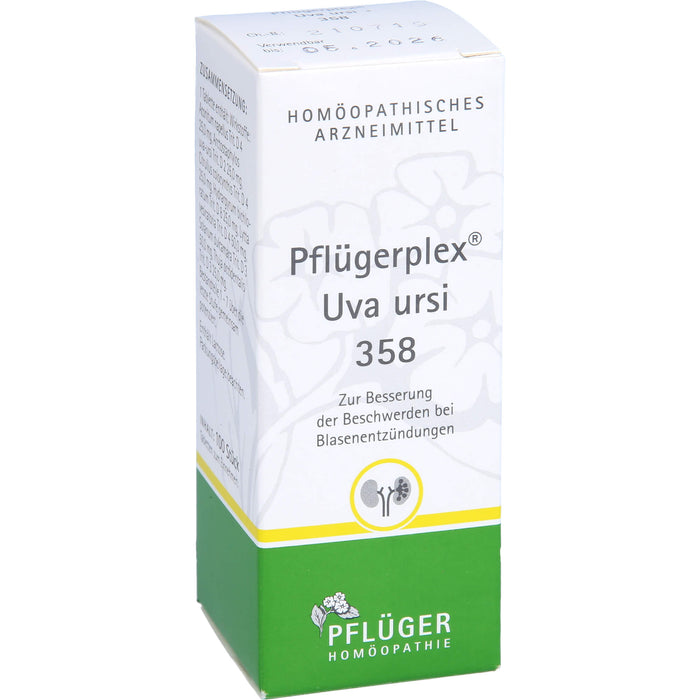Pflügerplex Uva ursi 358 Tabletten, 100 St. Tabletten