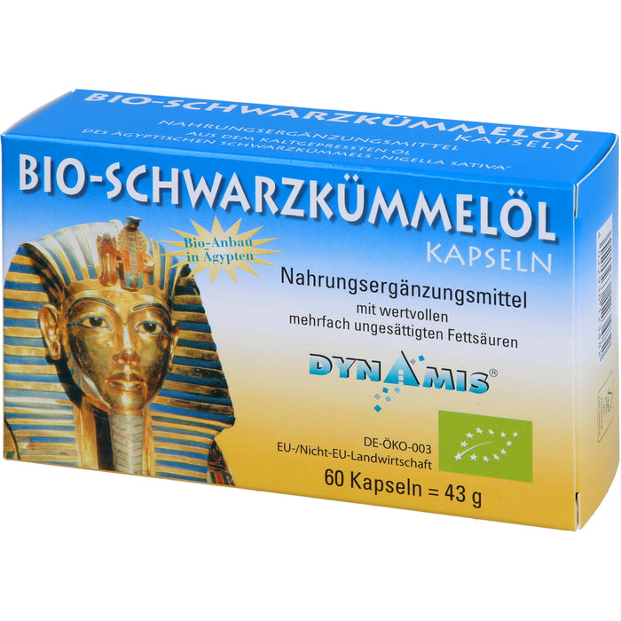 DYNAMIS Bio-Schwarzkümmelöl Kapseln, 60 pc Capsules