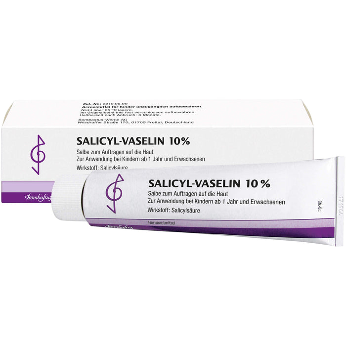 Bombastus Salicyl-Vaselin 10% Salbe, 100 ml Onguent