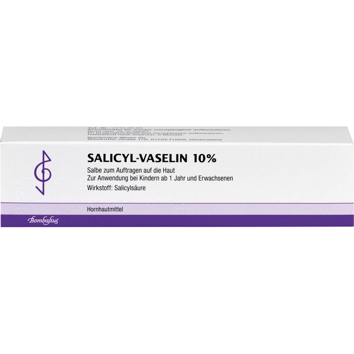 Bombastus Salicyl-Vaselin 10% Salbe, 100 ml Onguent