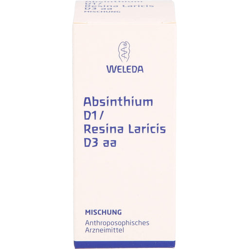 Absinthium D1 Resina laricis D3 WELEDA aa Dilution, 50 ml Mischung