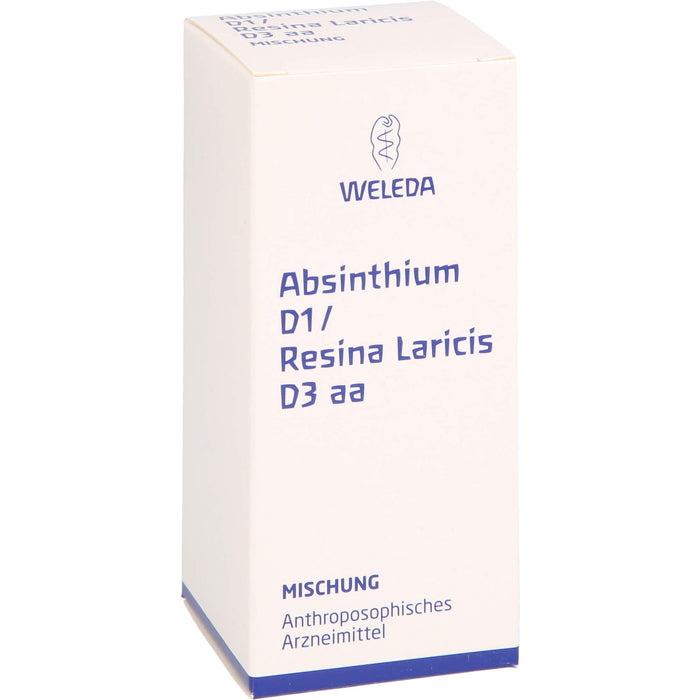 Absinthium D1 Resina laricis D3 WELEDA aa Dilution, 50 ml Mélange
