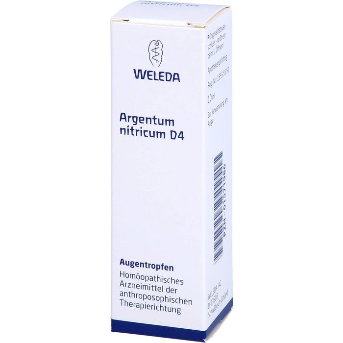 WELEDA Argentum nitricum D4 Augentropfen, 10 ml Solution