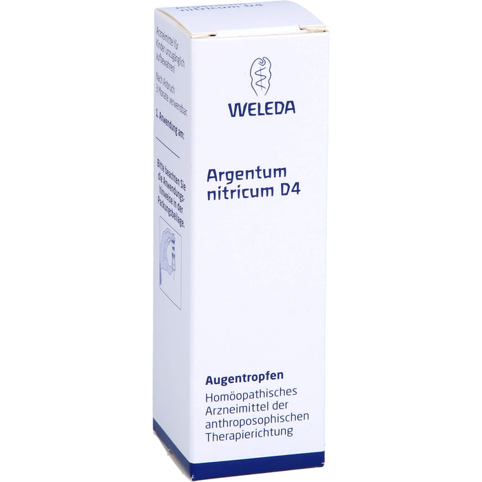 WELEDA Argentum nitricum D4 Augentropfen, 10 ml Solution