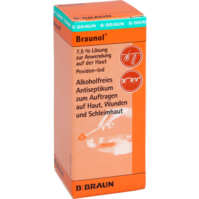 Braunol 7,5% Haut- und Schleimhautantiseptik Lösung, 30 ml Solution