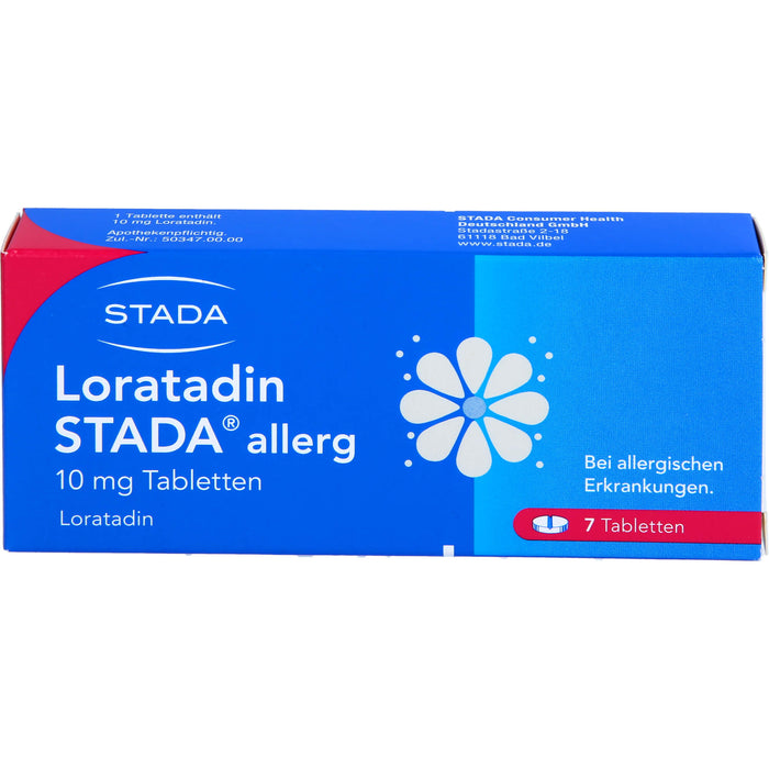 Loratadin STADA 10 mg Tabletten bei allergischen Erkrankungen, 7 St. Tabletten