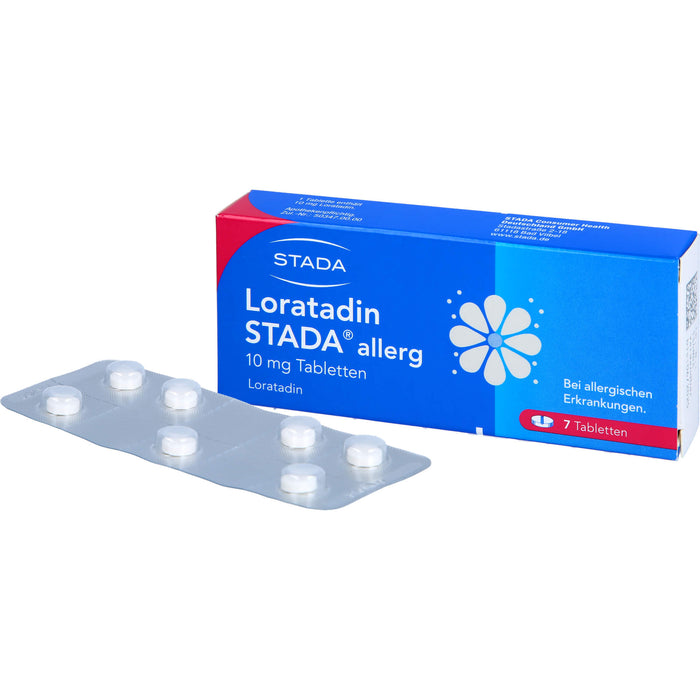 Loratadin STADA 10 mg Tabletten bei allergischen Erkrankungen, 7 pcs. Tablets