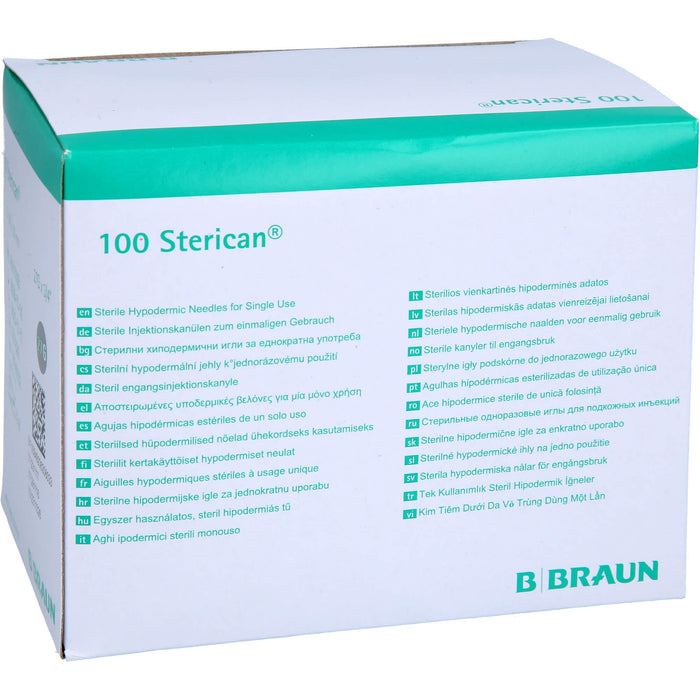 Sterican Einmalkanüle 27G 0,40 x 20 mm, 100 pc Aiguilles