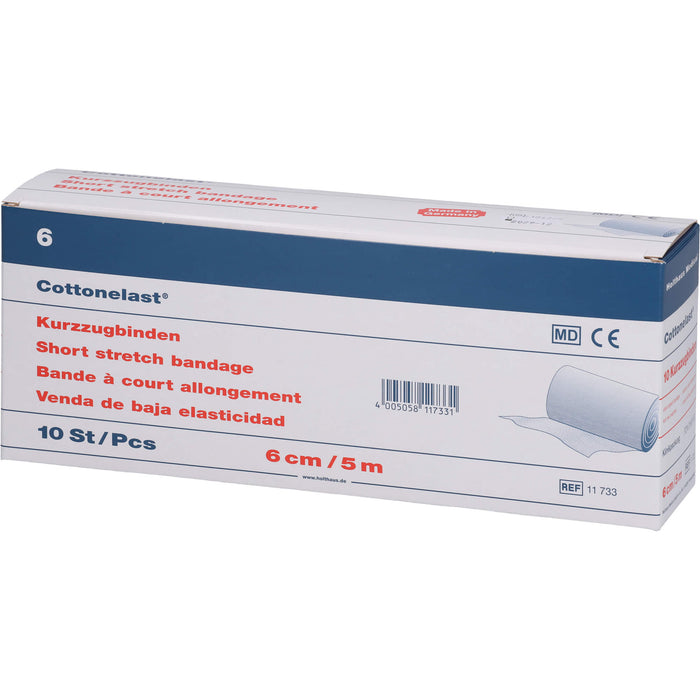 Kurzzugbin Cottonelast 6cmx5m, 10 St BIN