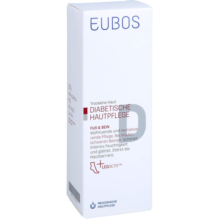 EUBOS Diabetische Haut Pflege Fuß + Bein, 100 ml Crème
