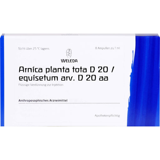 Arnica planta tota D20/Equisetum arv. D20 Weleda Amp., 8X1 ml AMP