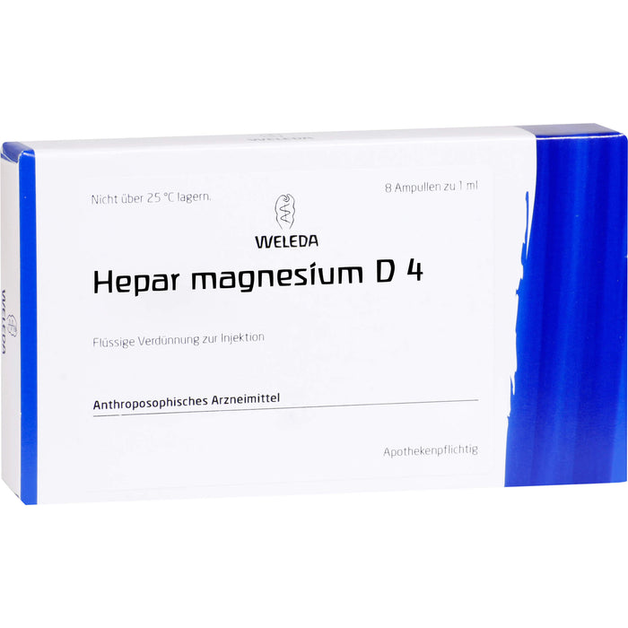Hepar Magnesium D4 Weleda Amp., 8 St AMP