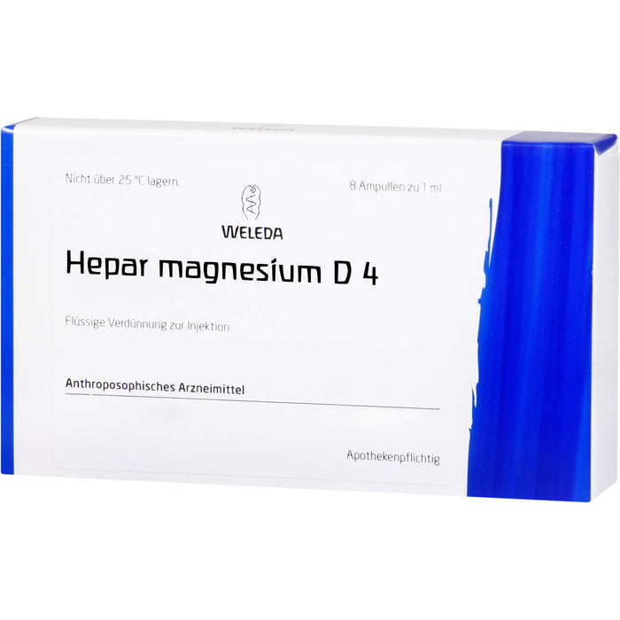 Hepar Magnesium D4 Weleda Amp., 8 St AMP