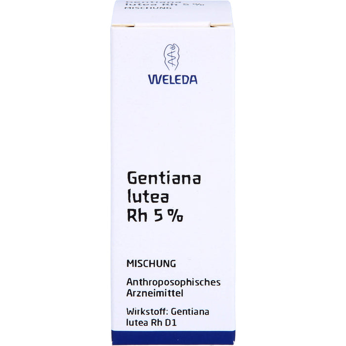 WELEDA Gentiana lutea RH Presssaft 5%, 20 ml Lösung