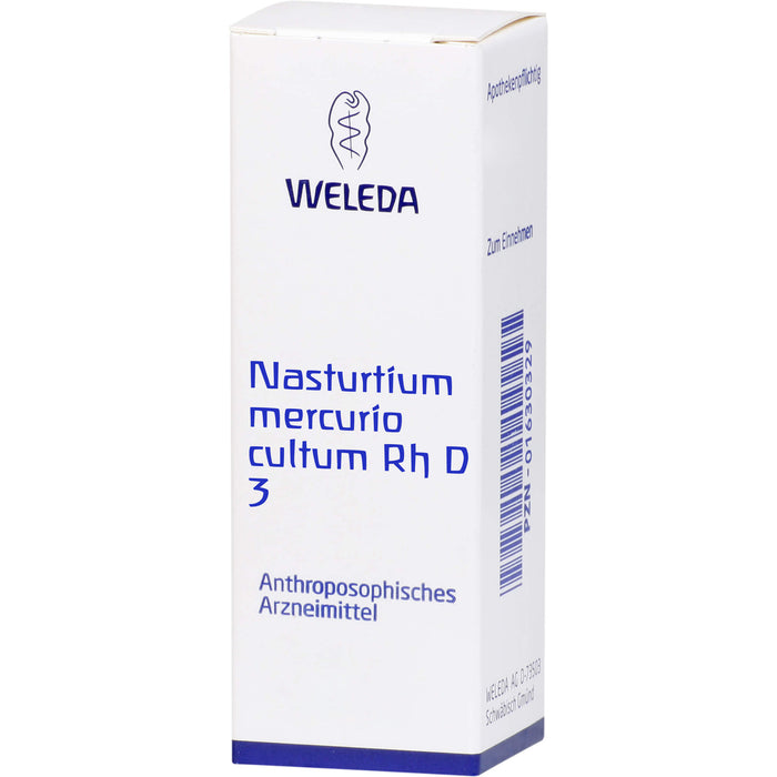 WELEDA Nasturtium Mercurio cultum D3 Rh flüssige Verdünnung, 20 ml Solution