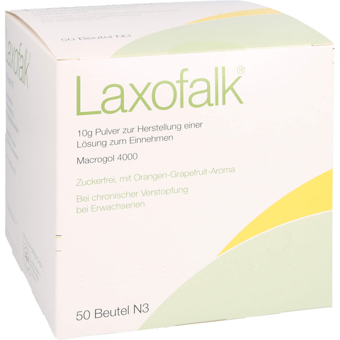 Laxofalk Pulver bei chronischer Verstopfung, 50 pcs. Sachets