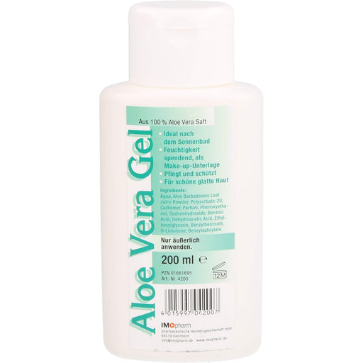 Aloe Vera Gel (Barbadensis Miller), 200 ml GEL