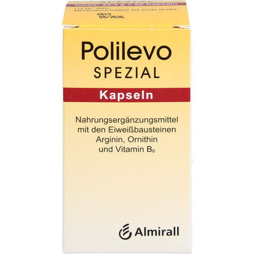 Polilevo spezial Kapseln mit Arginin, Ornithin und Vitamin B6, 60 St. Kapseln