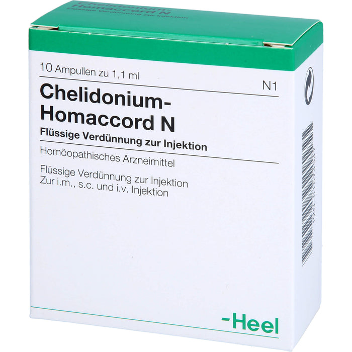 Heel Chelidonium Homaccord N flüssige Verdünnung, 10 pc Ampoules
