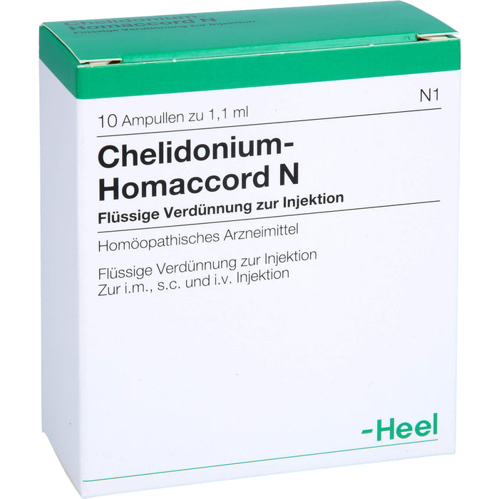 Heel Chelidonium Homaccord N flüssige Verdünnung, 10 pc Ampoules