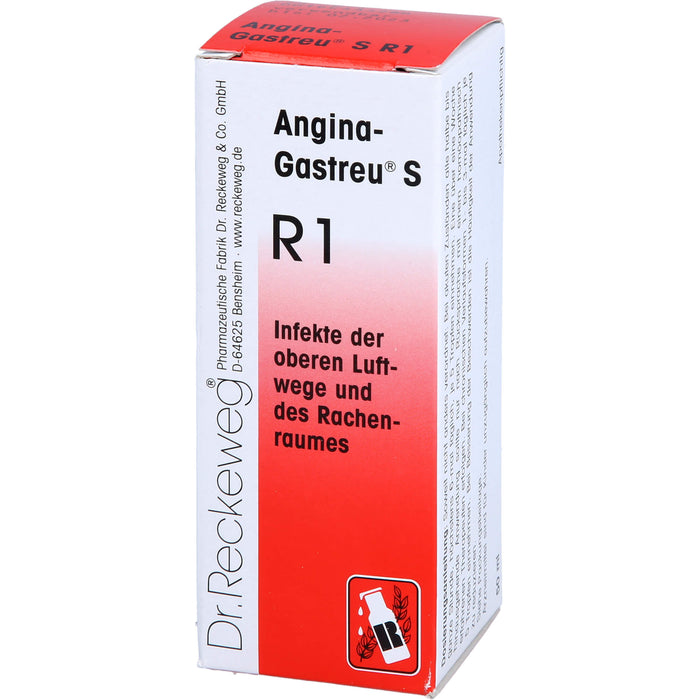 Dr. Reckeweg Angina-Gastreu S R1 Tropfen, 50 ml Solution