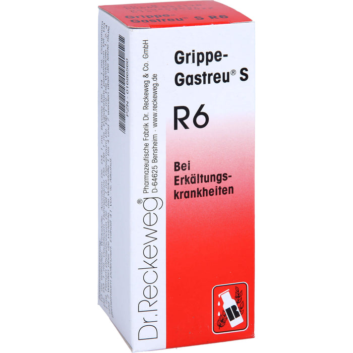 Dr.Reckeweg Grippe-Gastreu S R6 Tropfen bei Erkältungskrankheiten, 50 ml Solution