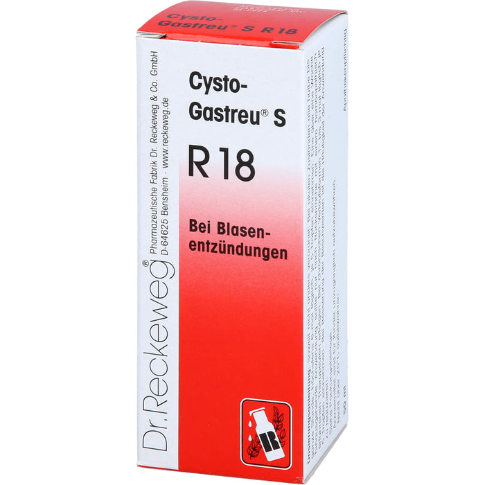 Cysto-Gastreu S R 18 Mischung bei Blasenentzündungen, 50 ml Solution