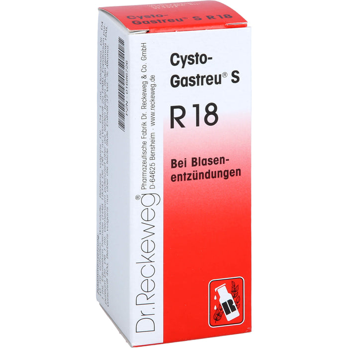 Cysto-Gastreu S R 18 Mischung bei Blasenentzündungen, 50 ml Solution
