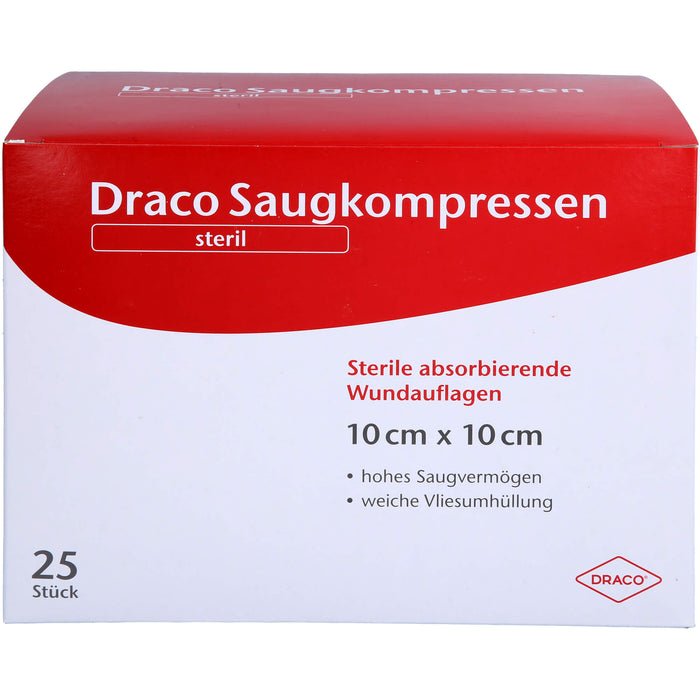 Saugkompressen steril 10x10cm, 25 St KOM
