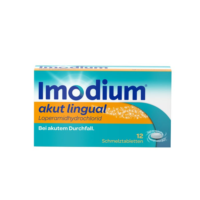 Imodium akut lingual Schmelztabletten bei akutem Durchfall, 12.0 St. Tabletten