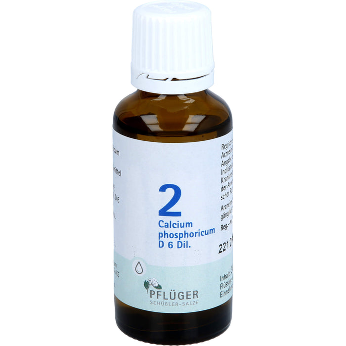 Pflüger Biochemie Nr.2 Calcium phosphoricum D6 Dilution, 30 ml Solution