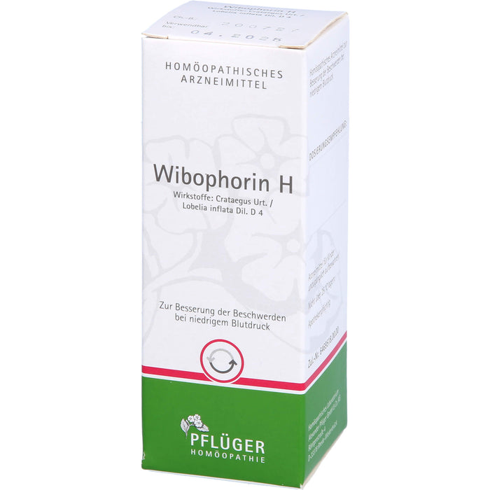 Wibophorin H Lösung bei niedrigem Blutdruck, 50 ml Solution