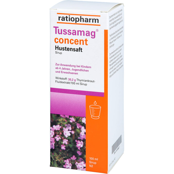 Tussamag concent Hustensaft mit Thymiankraut, 100 ml Solution