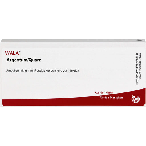 Argentum/Quarz Wala Ampullen, 10 St. Ampullen