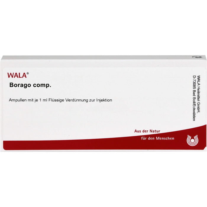 Borago comp. Wala Ampullen, 10 St. Ampullen