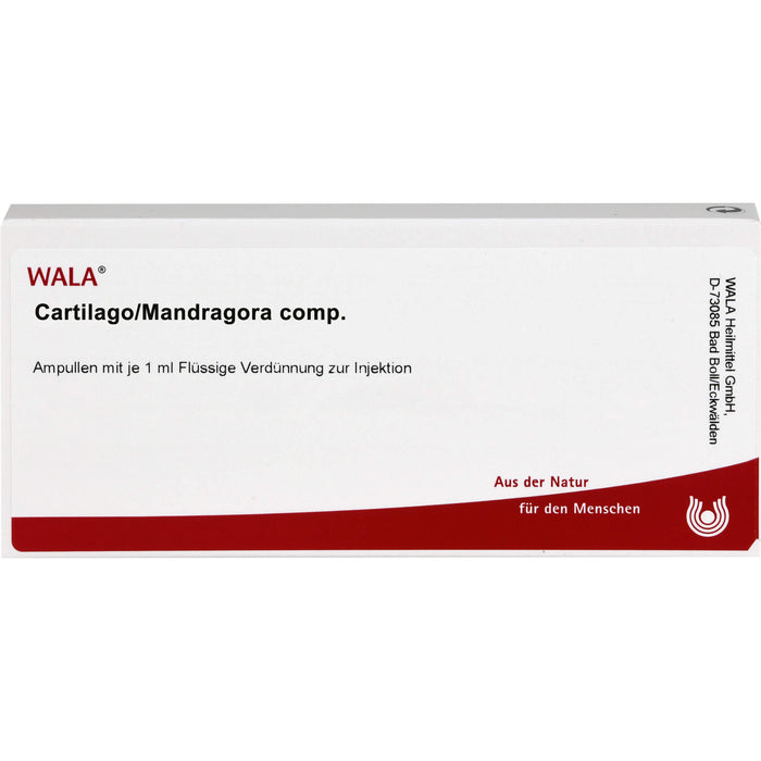 Cartilago/Mandragora comp. Wala Ampullen, 10 pcs. Ampoules
