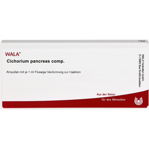 Cichorium Pancreas comp. Wala Ampullen, 10 St. Ampullen