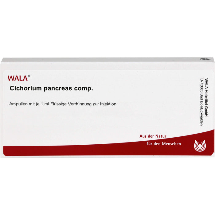 Cichorium Pancreas comp. Wala Ampullen, 10 St. Ampullen